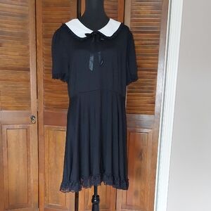 Dolls Kill Soul's Embrace Black Mini Dress Sz 3X